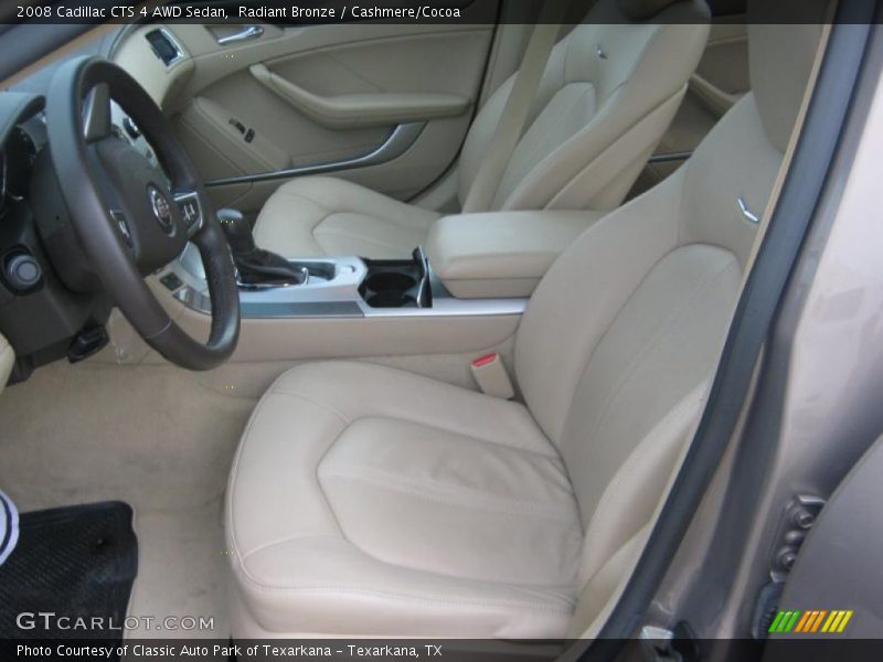 Radiant Bronze / Cashmere/Cocoa 2008 Cadillac CTS 4 AWD Sedan
