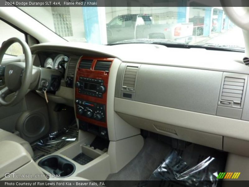 Flame Red / Khaki 2004 Dodge Durango SLT 4x4