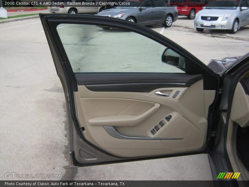 Radiant Bronze / Cashmere/Cocoa 2008 Cadillac CTS 4 AWD Sedan