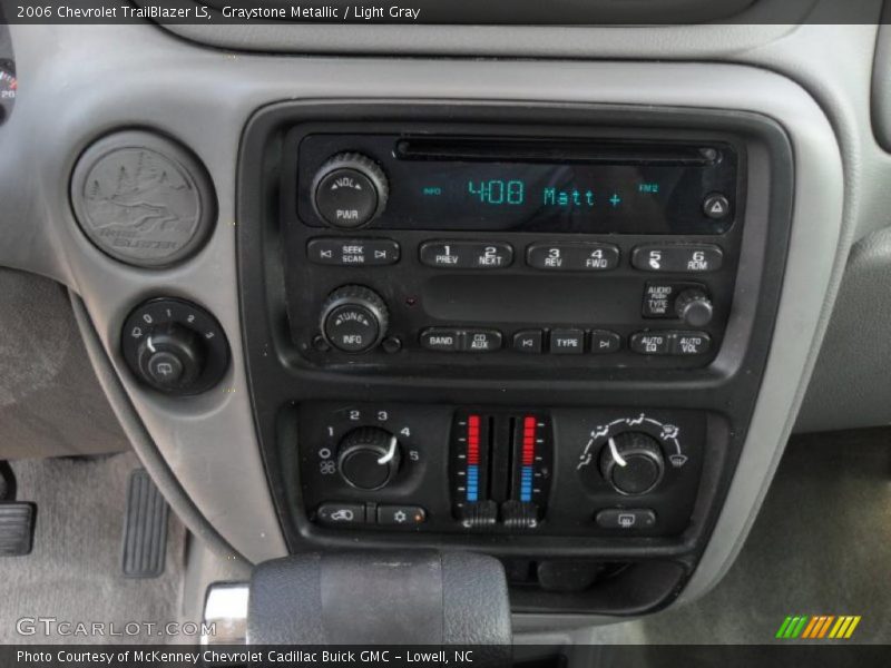 Graystone Metallic / Light Gray 2006 Chevrolet TrailBlazer LS