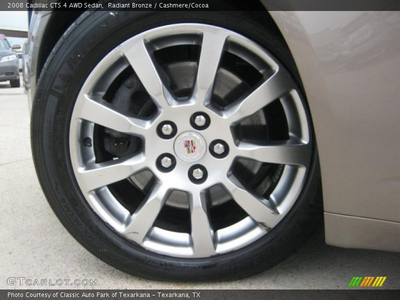 Radiant Bronze / Cashmere/Cocoa 2008 Cadillac CTS 4 AWD Sedan