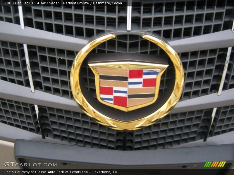 Radiant Bronze / Cashmere/Cocoa 2008 Cadillac CTS 4 AWD Sedan