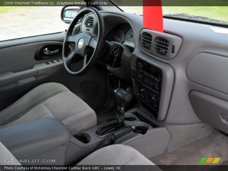 Graystone Metallic / Light Gray 2006 Chevrolet TrailBlazer LS