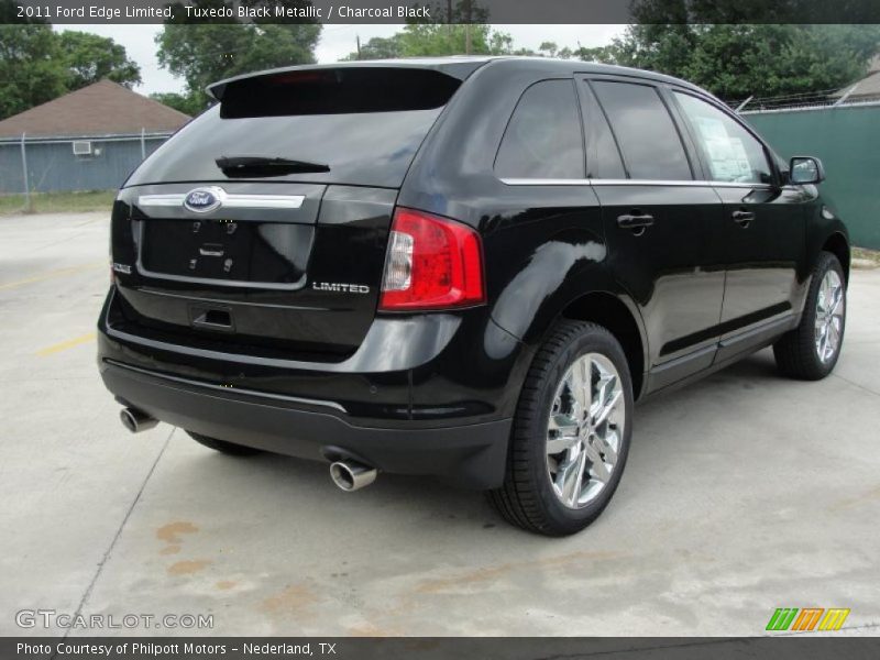Tuxedo Black Metallic / Charcoal Black 2011 Ford Edge Limited
