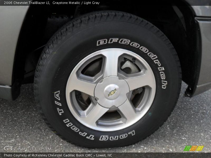 Graystone Metallic / Light Gray 2006 Chevrolet TrailBlazer LS