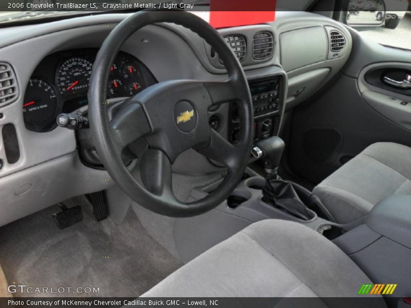 Graystone Metallic / Light Gray 2006 Chevrolet TrailBlazer LS