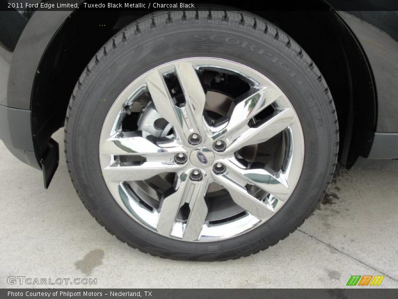Tuxedo Black Metallic / Charcoal Black 2011 Ford Edge Limited