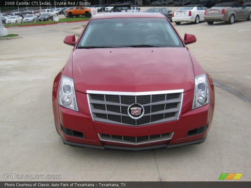 Crystal Red / Ebony 2008 Cadillac CTS Sedan