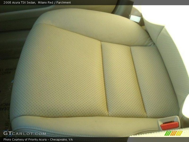Milano Red / Parchment 2008 Acura TSX Sedan