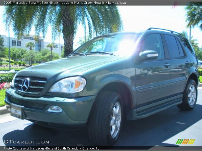 designo Mystic Green Metallic / Borneo/Java 2003 Mercedes-Benz ML 500 4Matic