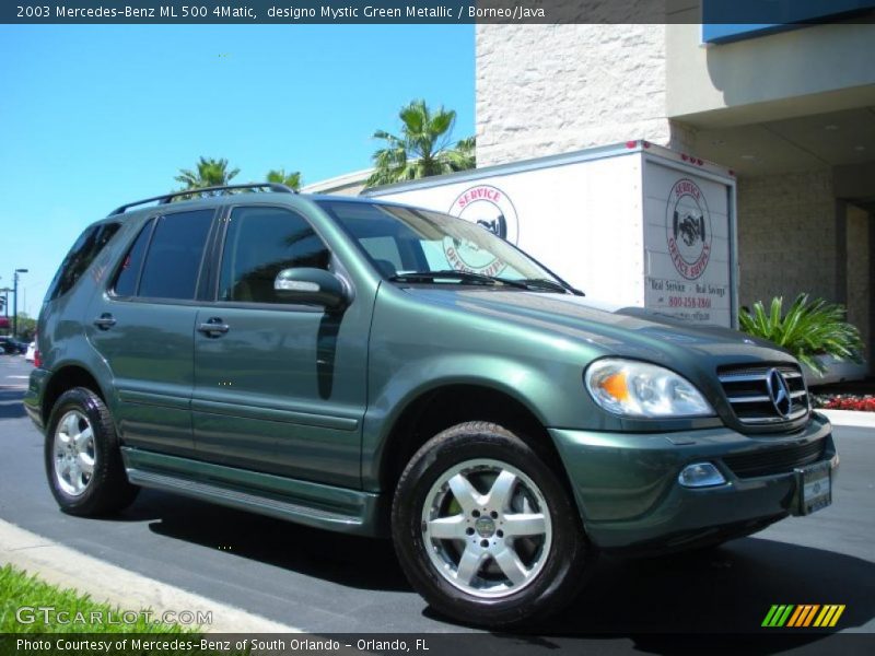 designo Mystic Green Metallic / Borneo/Java 2003 Mercedes-Benz ML 500 4Matic