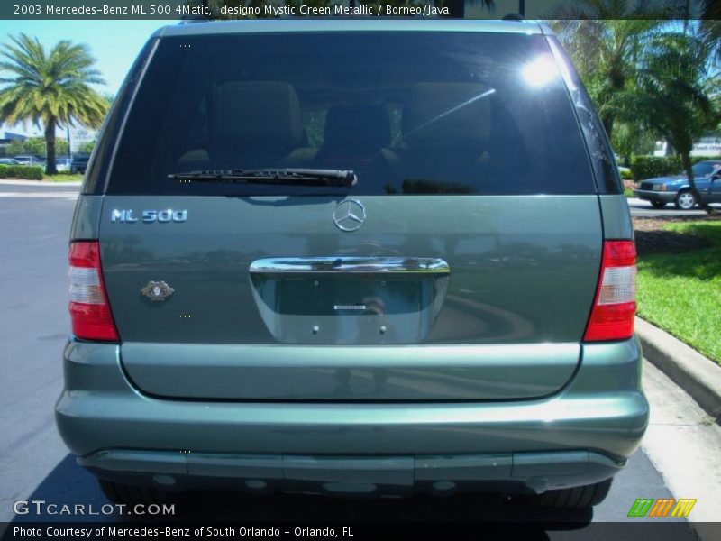 designo Mystic Green Metallic / Borneo/Java 2003 Mercedes-Benz ML 500 4Matic