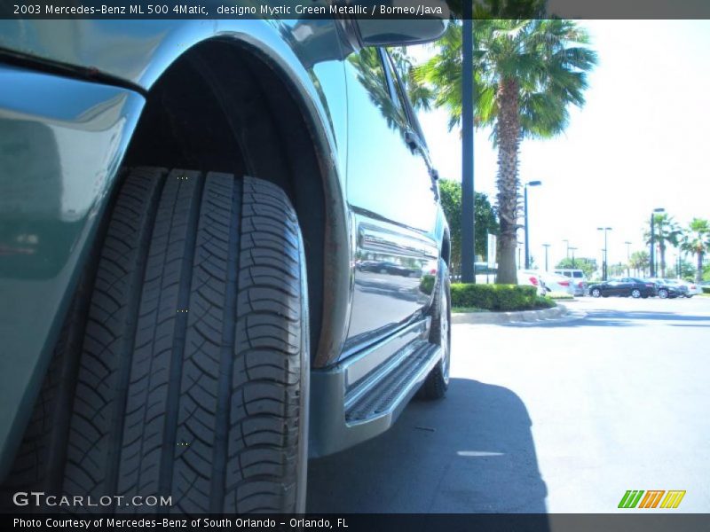 designo Mystic Green Metallic / Borneo/Java 2003 Mercedes-Benz ML 500 4Matic