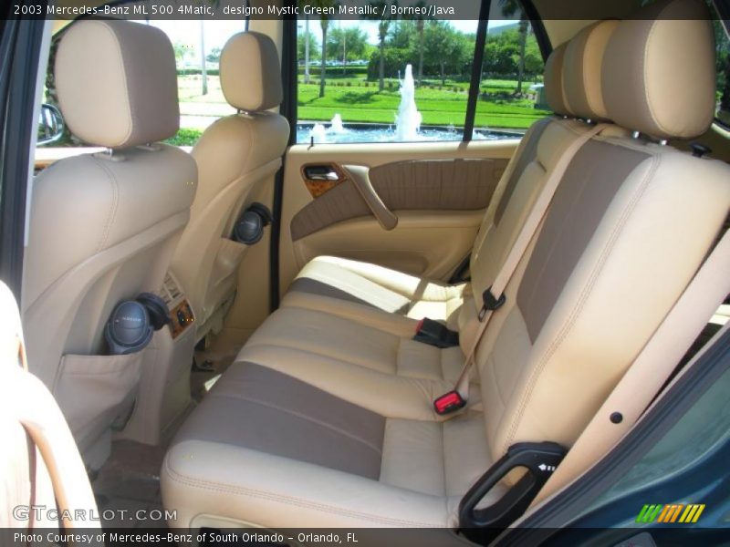 2003 ML 500 4Matic Borneo/Java Interior