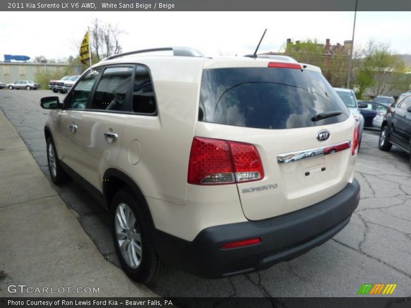 White Sand Beige / Beige 2011 Kia Sorento LX V6 AWD