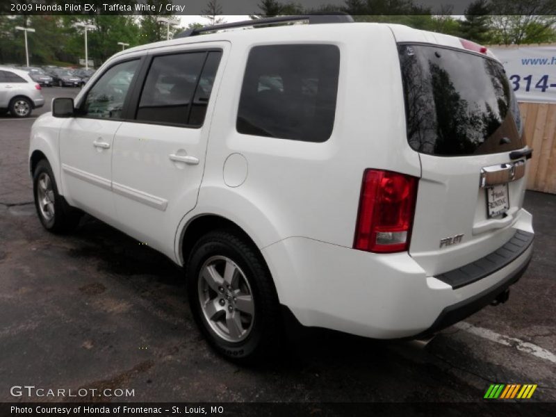 Taffeta White / Gray 2009 Honda Pilot EX