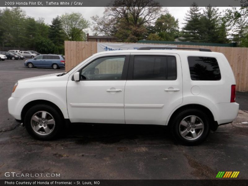 Taffeta White / Gray 2009 Honda Pilot EX
