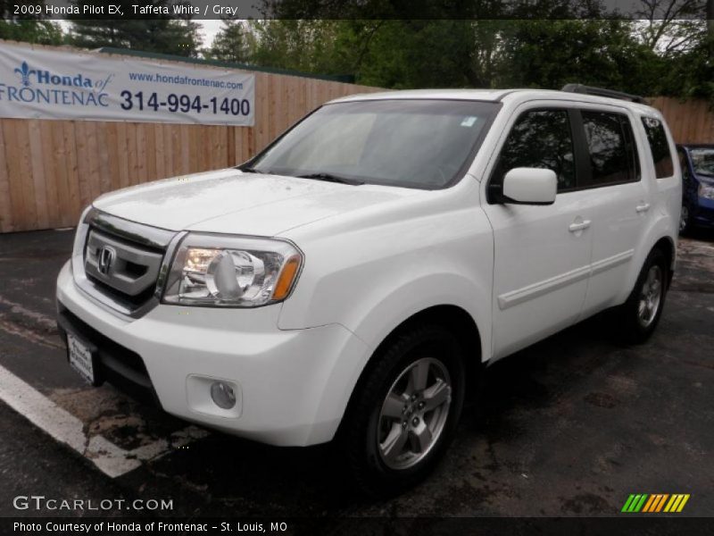 Taffeta White / Gray 2009 Honda Pilot EX