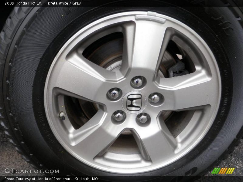 Taffeta White / Gray 2009 Honda Pilot EX