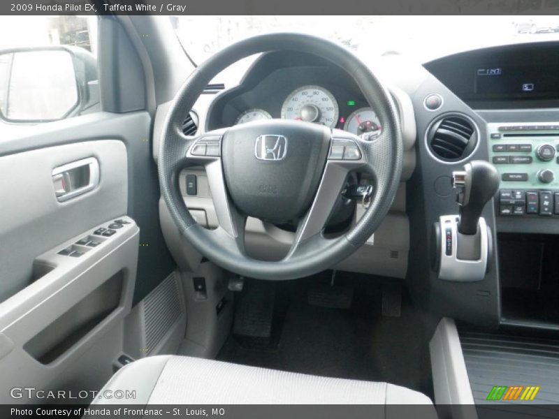 Taffeta White / Gray 2009 Honda Pilot EX