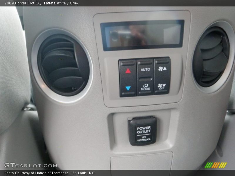 Taffeta White / Gray 2009 Honda Pilot EX