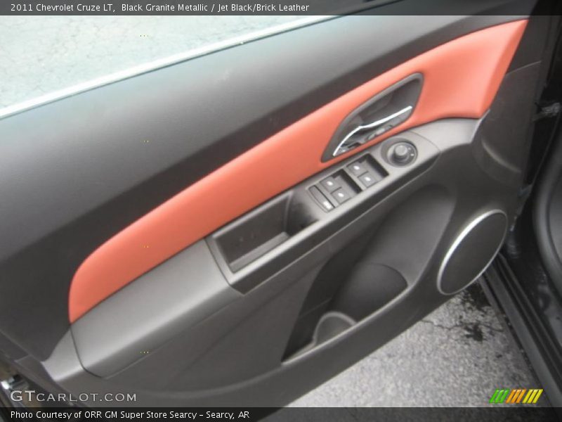 Black Granite Metallic / Jet Black/Brick Leather 2011 Chevrolet Cruze LT