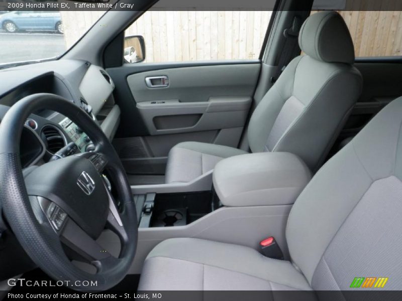 Taffeta White / Gray 2009 Honda Pilot EX