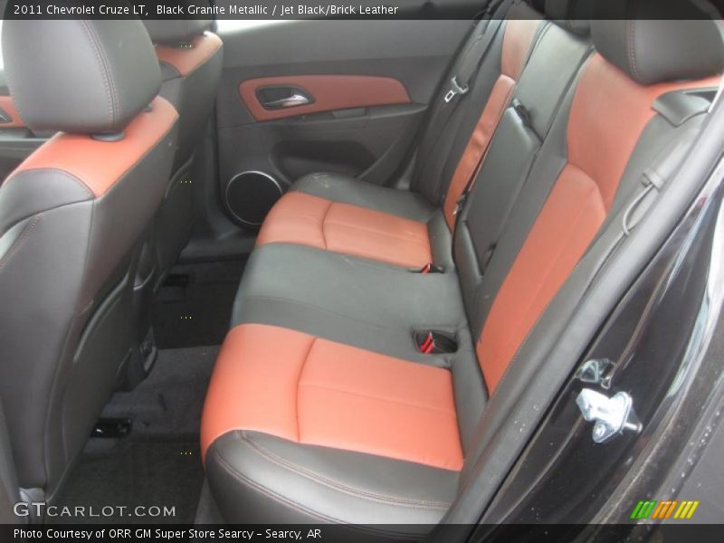 Black Granite Metallic / Jet Black/Brick Leather 2011 Chevrolet Cruze LT