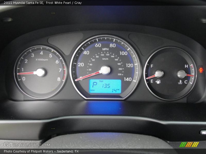  2011 Santa Fe SE SE Gauges