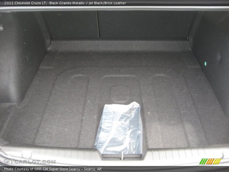 Black Granite Metallic / Jet Black/Brick Leather 2011 Chevrolet Cruze LT