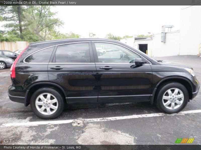 Crystal Black Pearl / Ivory 2009 Honda CR-V EX