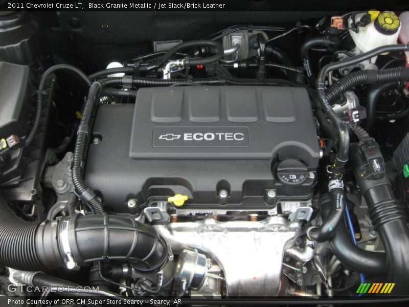 Black Granite Metallic / Jet Black/Brick Leather 2011 Chevrolet Cruze LT