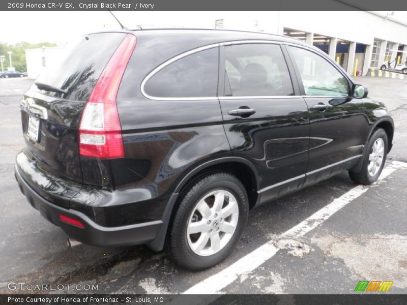 Crystal Black Pearl / Ivory 2009 Honda CR-V EX