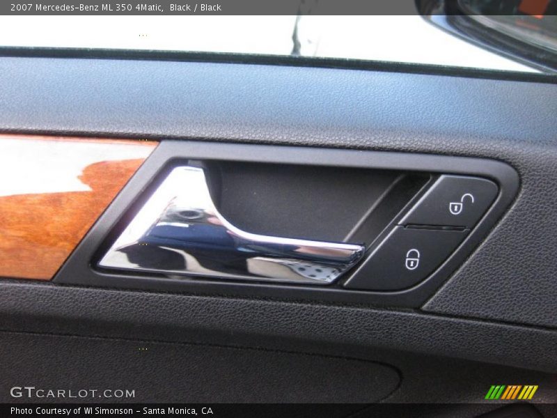 Black / Black 2007 Mercedes-Benz ML 350 4Matic