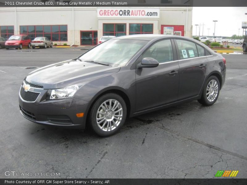 Taupe Gray Metallic / Medium Titanium 2011 Chevrolet Cruze ECO