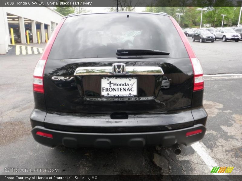 Crystal Black Pearl / Ivory 2009 Honda CR-V EX