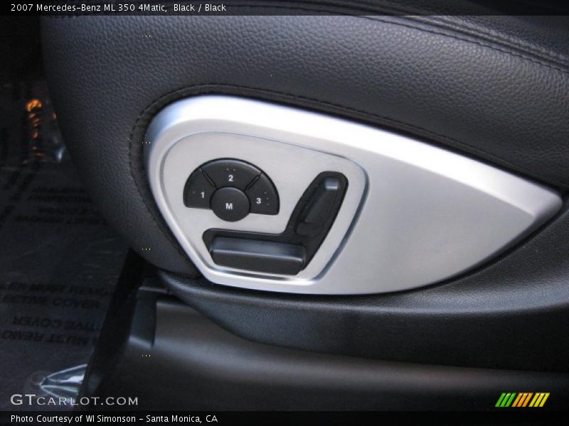 Black / Black 2007 Mercedes-Benz ML 350 4Matic