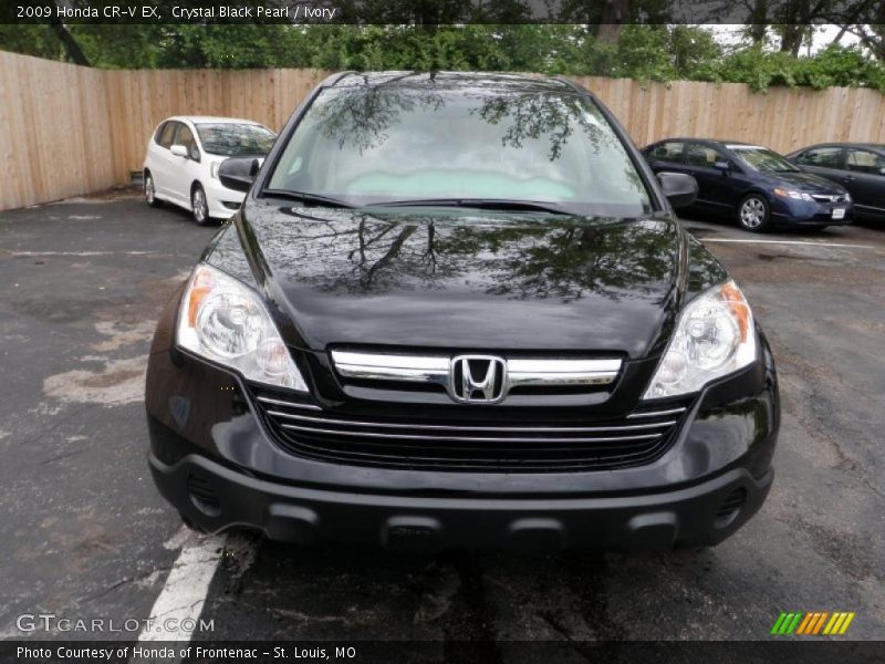 Crystal Black Pearl / Ivory 2009 Honda CR-V EX