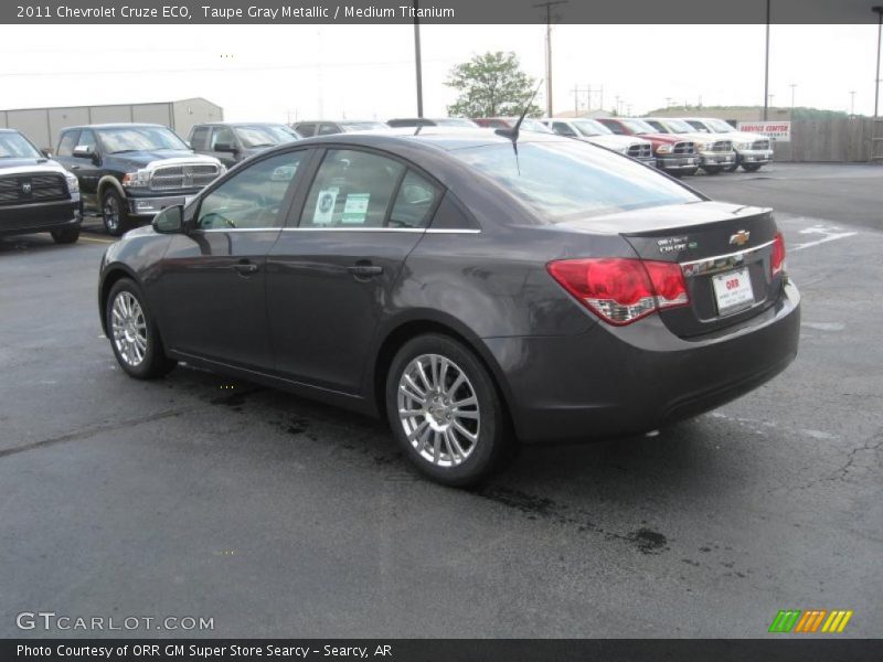 Taupe Gray Metallic / Medium Titanium 2011 Chevrolet Cruze ECO