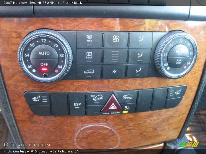 Black / Black 2007 Mercedes-Benz ML 350 4Matic