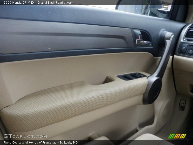 Crystal Black Pearl / Ivory 2009 Honda CR-V EX