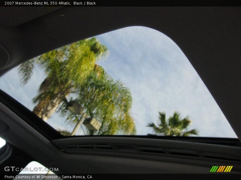 Black / Black 2007 Mercedes-Benz ML 350 4Matic