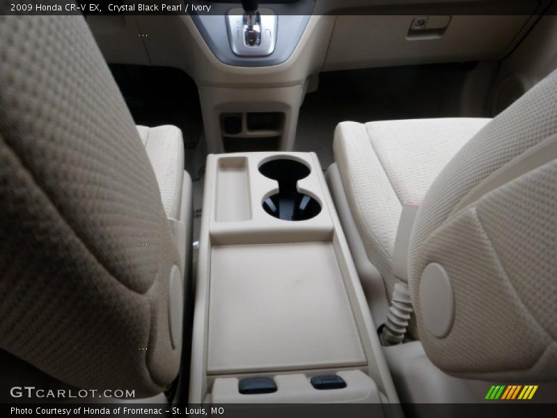 Crystal Black Pearl / Ivory 2009 Honda CR-V EX