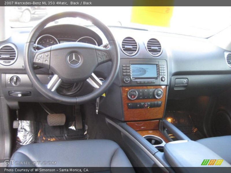Black / Black 2007 Mercedes-Benz ML 350 4Matic