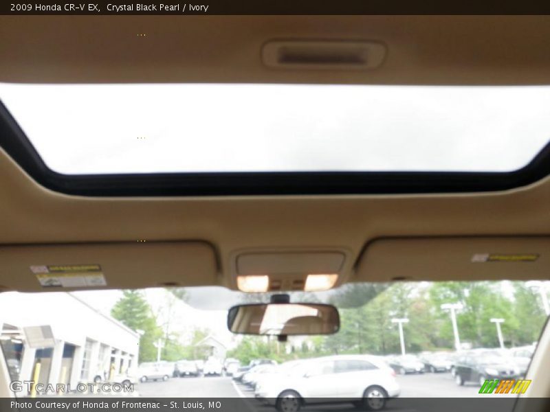 Crystal Black Pearl / Ivory 2009 Honda CR-V EX