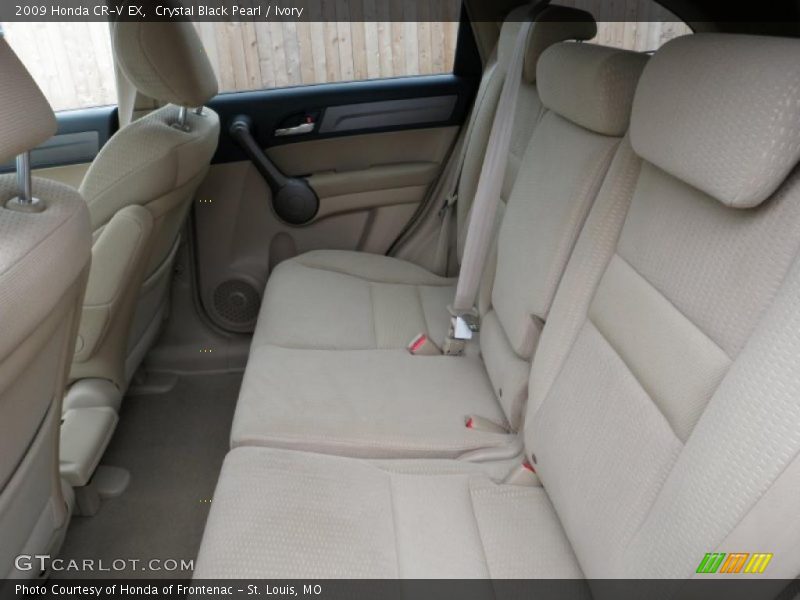 Crystal Black Pearl / Ivory 2009 Honda CR-V EX