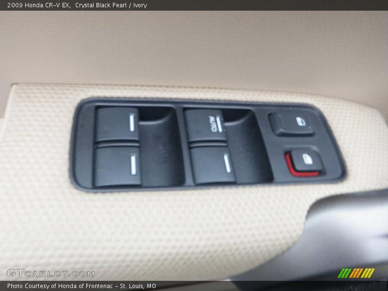 Crystal Black Pearl / Ivory 2009 Honda CR-V EX