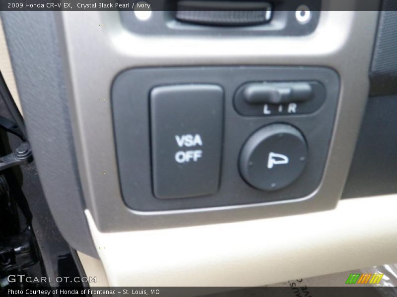 Crystal Black Pearl / Ivory 2009 Honda CR-V EX
