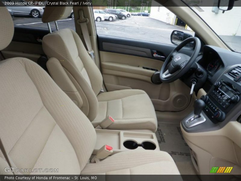 Crystal Black Pearl / Ivory 2009 Honda CR-V EX
