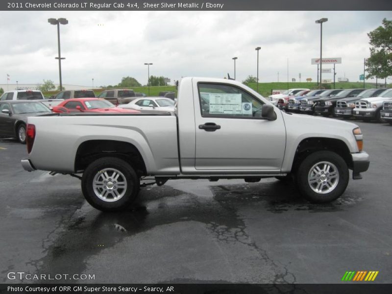  2011 Colorado LT Regular Cab 4x4 Sheer Silver Metallic